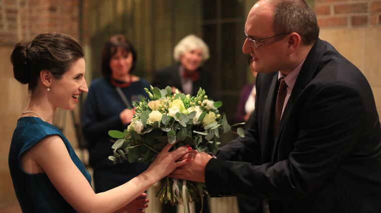 Poděkování Aleně Zvolánkové, zhotovitelce taláru