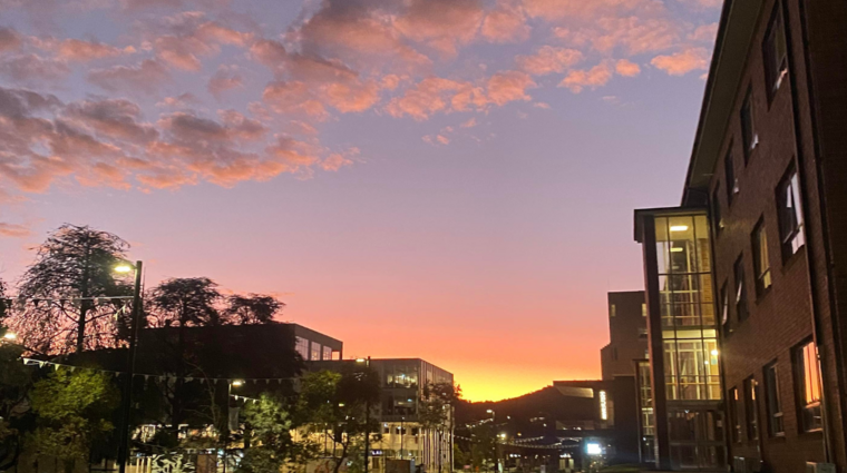 Australia's sunrise with Martin