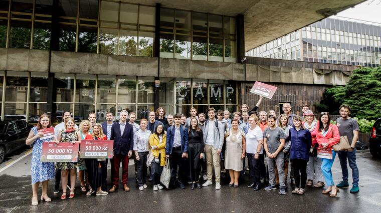 Marta Batíková, Petr Pham and Jakub Stuchlík from IES FSV UK 