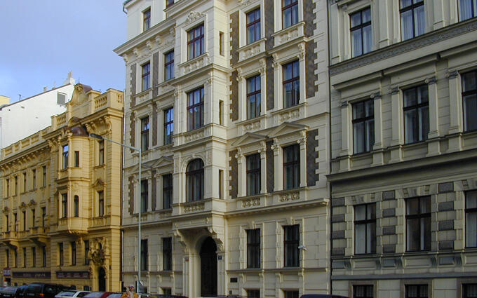 Opletalova building - the seat of the Institute of Economic Studies