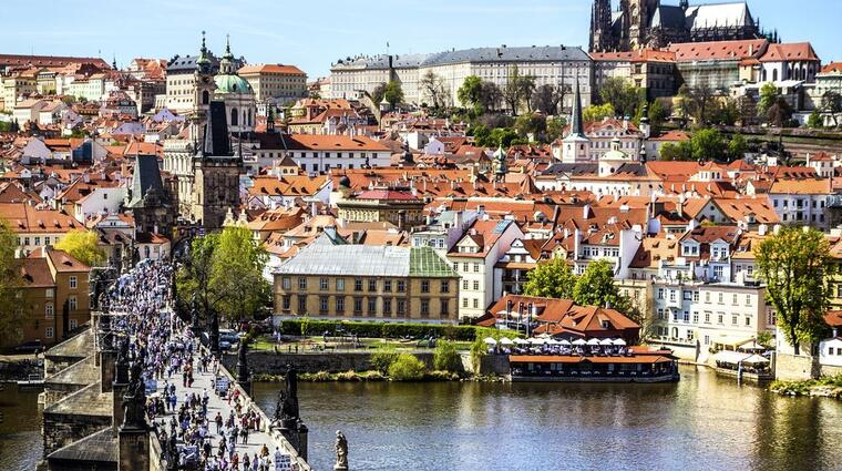 Prague Castle and Charles Bridge