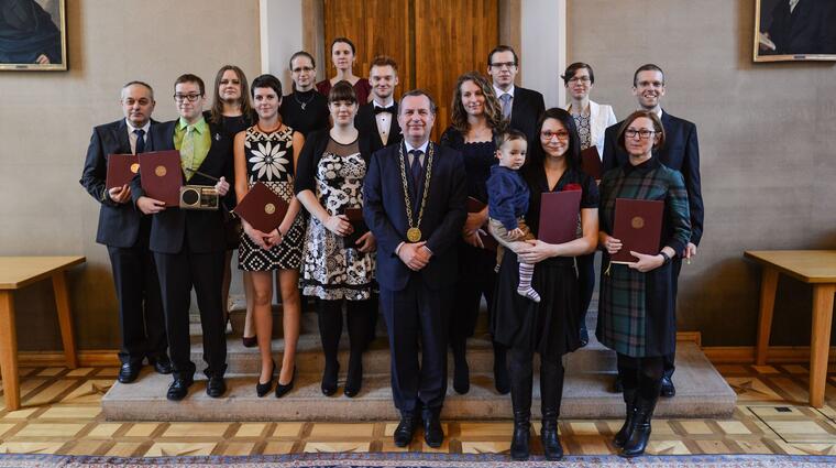 Vyhlášení Ceny rektora a Mimořádné ceny rektora Univerzity Karlovy 2020