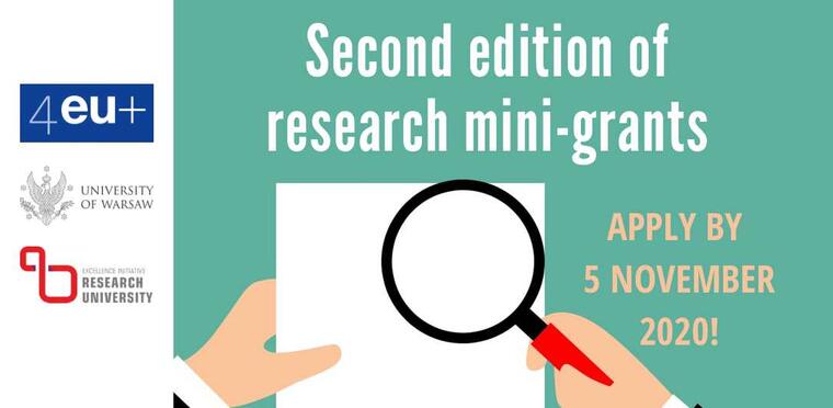 The second call for 4EU+ research mini-grants is now open
