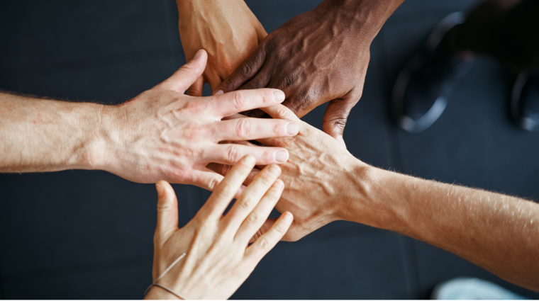 joined hands