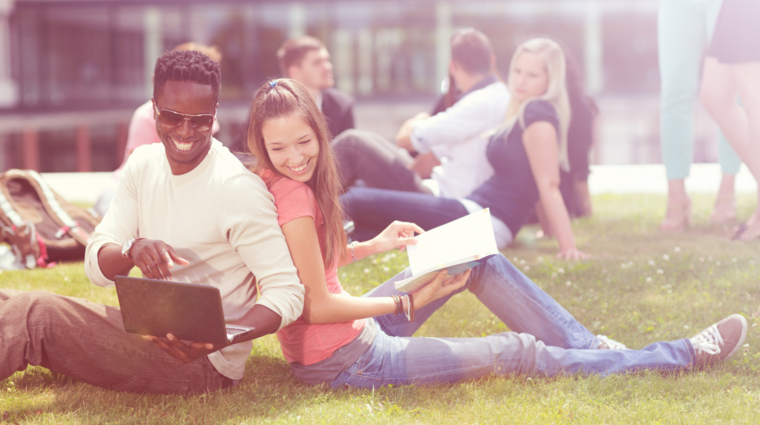 students in summer