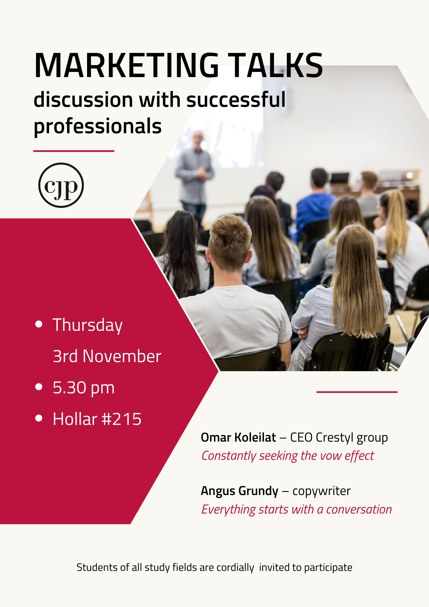 Marketing talks