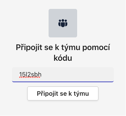 MS teams student připojení k týmu