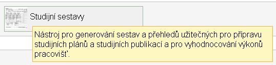 Studijní sestavy